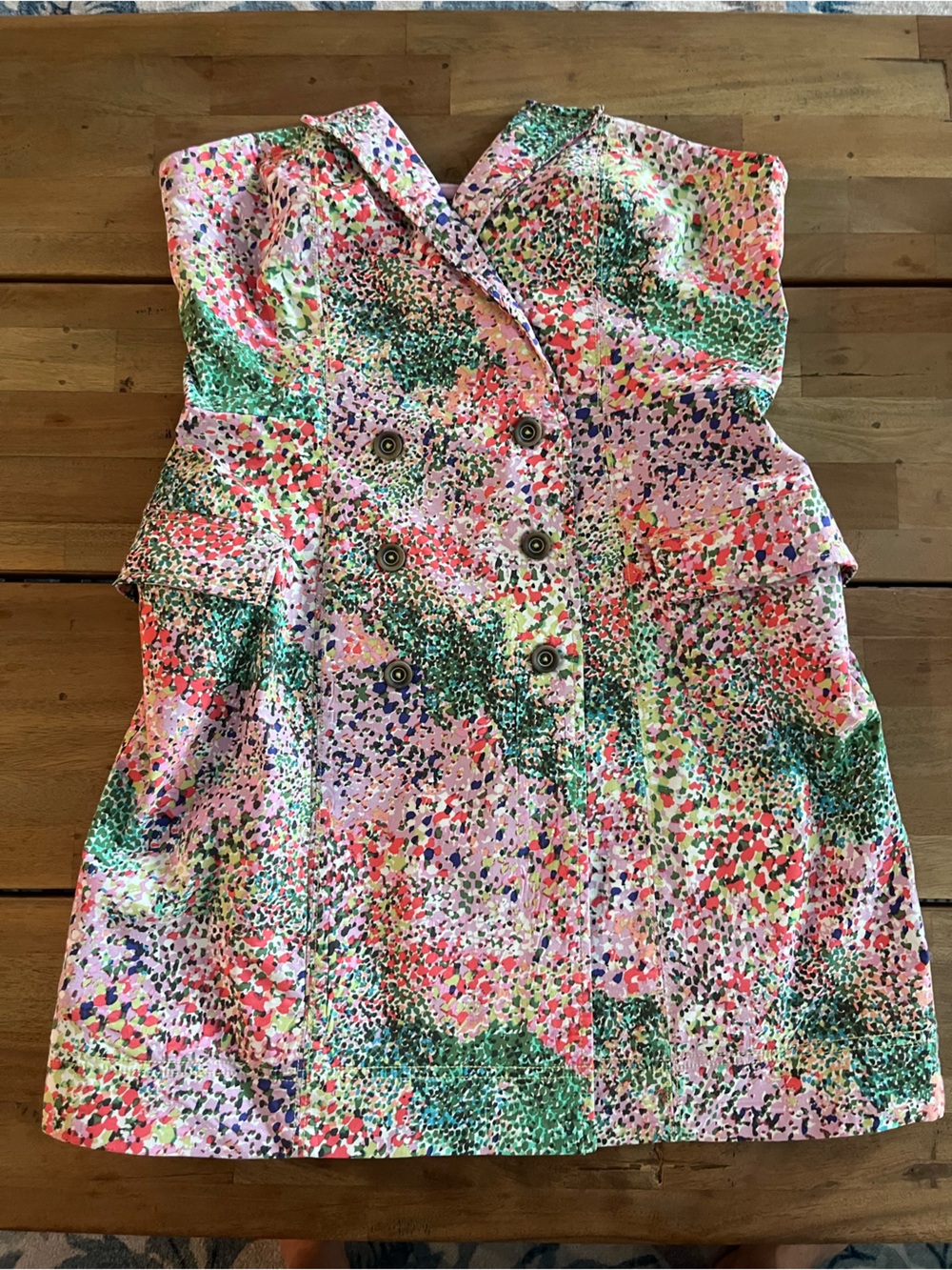 Maeve Pink Floral Mini Dress